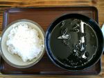 八重山 石垣 あんまー食堂 イカスミ汁