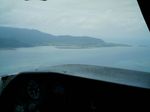 八重山 波照間-石垣間の飛行機 西表島